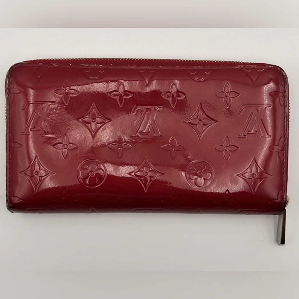Louis Vuitton Monogram Big red vernis zipper wallet - Picture 2 of 9